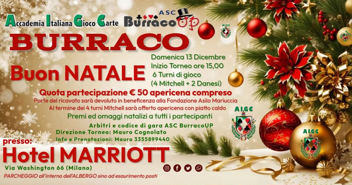 BURRACO BUON NATALE