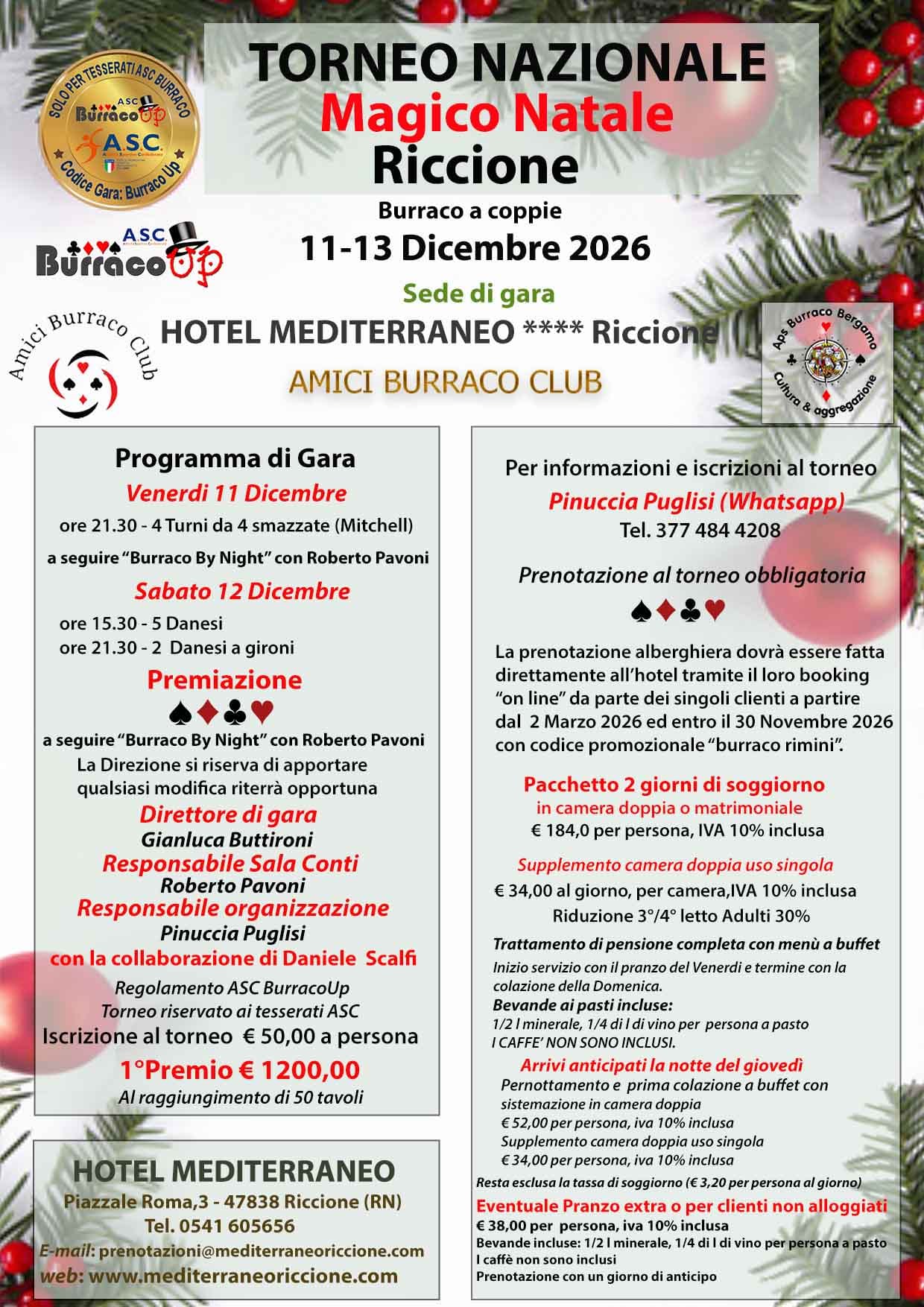 TORNEO NAZIONALE "MAGICO NATALE"