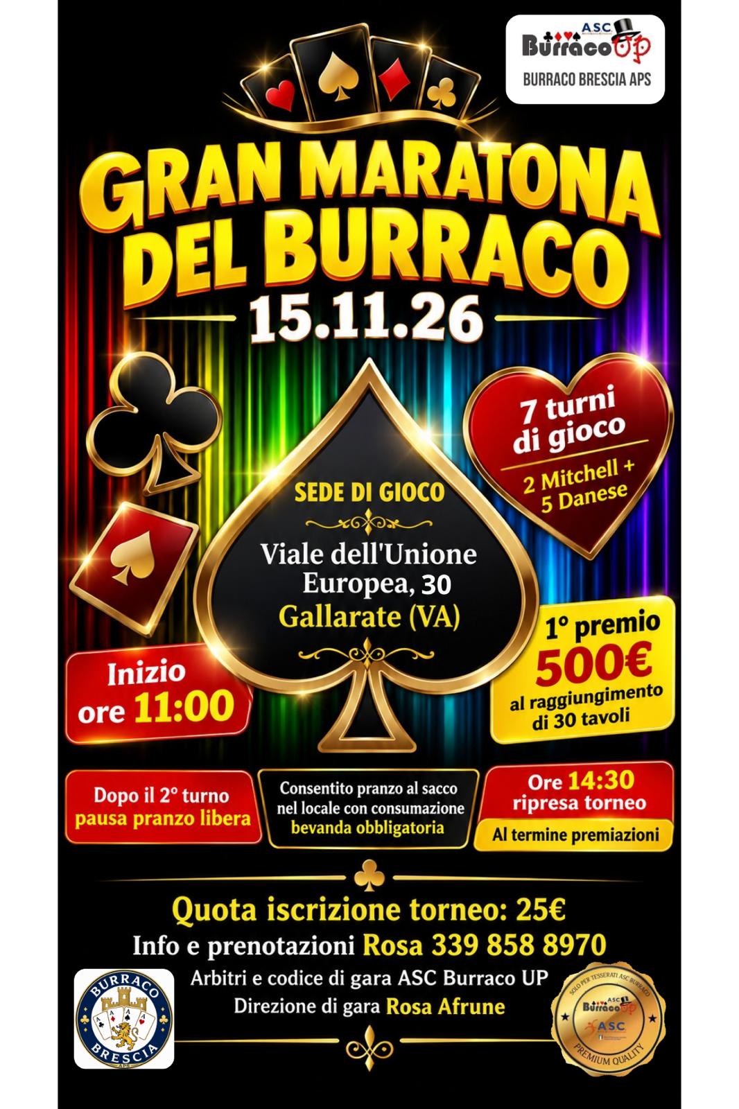 GRAN MARATONA DEL BURRACO