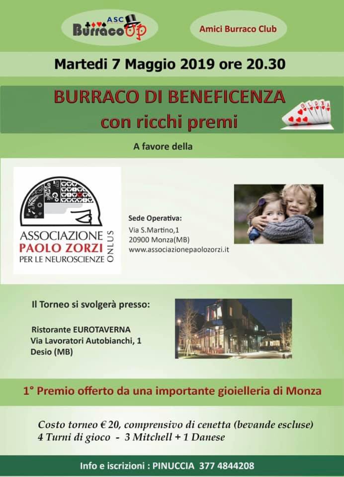 BURRACO DI BENEFICIENZA