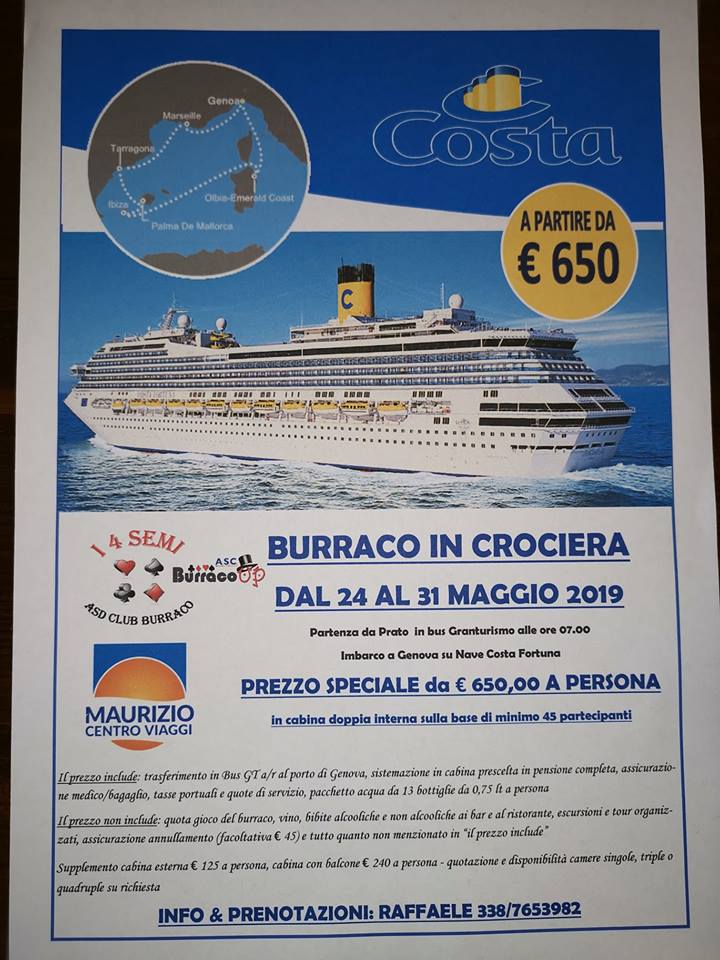 BURRACO IN CROCIERA