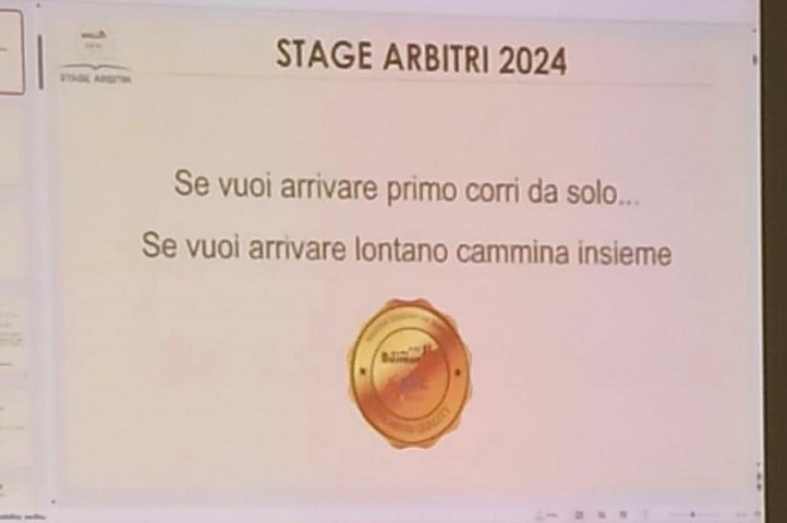 STAGE ARBITRI 2024 BARI