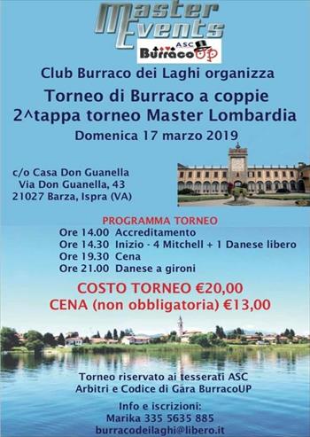 II TAPPA MASTER LOMBARDIA