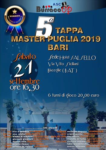 5° TAPPA MASTER PUGLIA