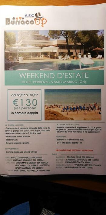 WEEKEND D' ESTATE