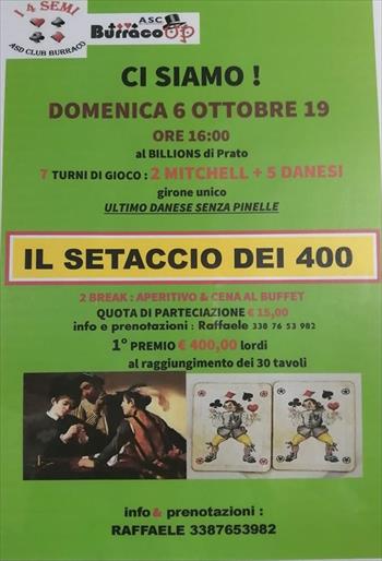 SETACCIO DEI 400