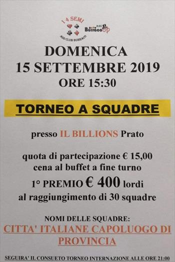 TORNEO A SQUADRE
