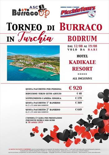 BURRACO IN TURCHIA