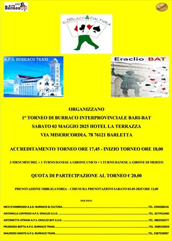 TORNEO INTERPROVINCIALE BARI BAT