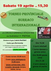 TORNEO PROVINCIALE DI BURRACO INTERNAZIONALE