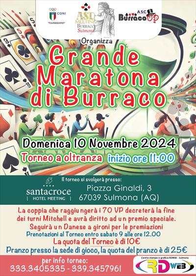 GRANDE MARATONA DI BURRACO