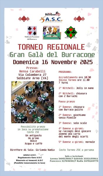 GRAN GALA' DEL BURRACONE