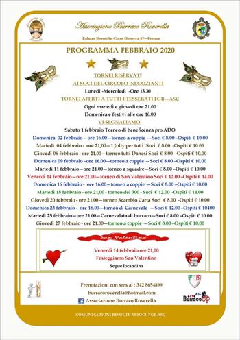 PROGRAMMA FEBBRAIO