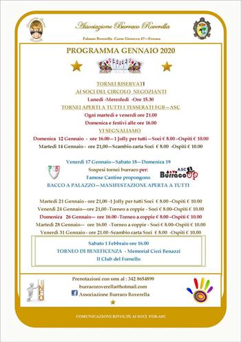 PROGRAMMA GENNAIO