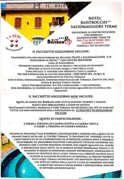 Soggiorno in Centro Benessere - Hotel Baistrocchi - Salsomaggiore Terme