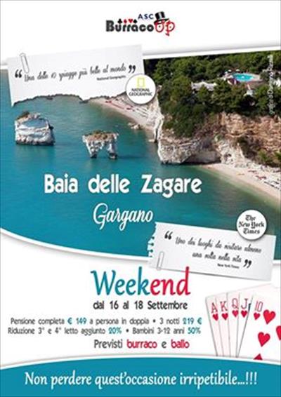 week end Gargano Baia Delle Zagare