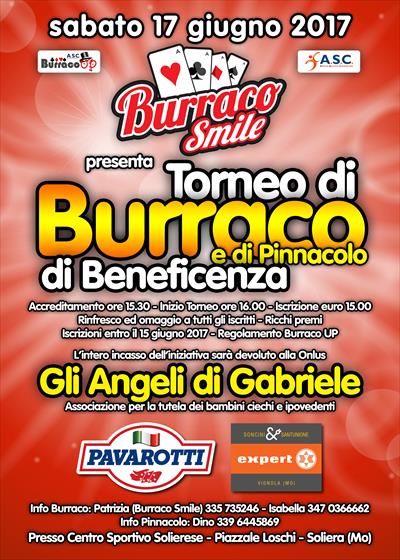 Burraco Smile - Torneo di Beneficenza per 