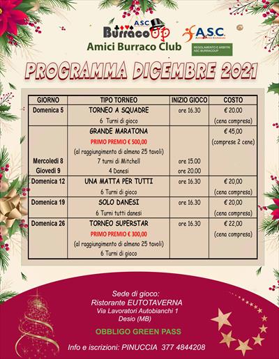 PROGRAMMA DICEMBRE 2021