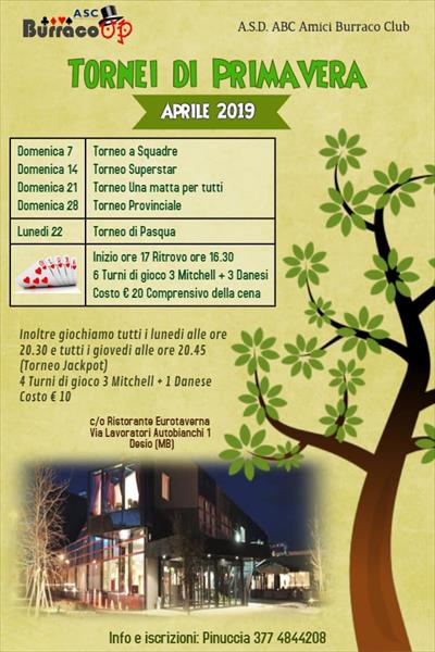 TORNEI DI PRIMAVERA