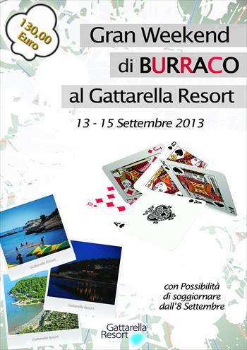 gran Weekend Di Burraco 13-15 Settembre vieste